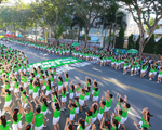 Hơn 2.100 học sinh tham gia Ngày chạy Olympic vì sức khỏe toàn dân với màn đồng diễn ấn tượng