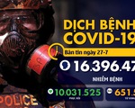 Dịch COVID-19 ngày 27-7: Thử nghiệm vắcxin chống COVID-19 trên 30.000 người ở Mỹ