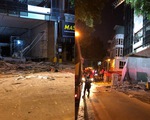 Sập giàn cẩu kính, 3 công nhân chết, 1 người cấp cứu