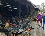 Cháy lớn ở chợ Nhị Quý, thiệt hại khoảng 5 tỉ đồng