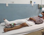 Vụ ôtô húc loạt xe máy: nạn nhân bị giập phổi, chấn thương thận, ngực