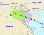 Cách bờ 120km, bão số 2 gây mưa to đến rất to từ Thanh Hóa đến Quảng Bình