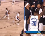 Cú ném 3 điểm khó tin từ sân nhà của cầu thủ ở Giải NBA