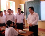 Học sinh, phụ huynh chủ động khai báo y tế trước khi đến điểm thi tốt nghiệp THPT