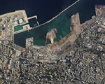 Khó ai nhận ra cảng Beirut trước và sau vụ nổ thảm khốc qua ảnh vệ tinh