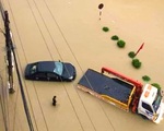Vừa nâng cấp hệ thống thoát nước, TP Điện Biên Phủ ngập như sông sau mưa lớn