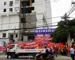 Vũng Tàu: Mới ngày đầu năm, dân chung cư Sơn Thịnh đã treo băngrôn tố chủ đầu tư