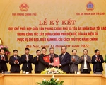 Văn phòng Chính phủ, Tòa án nhân dân tối cao phối hợp xây dựng tòa án điện tử