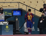 Messi đánh nguội bị thẻ đỏ, Barca thua nghẹt thở ở trận tranh Siêu cúp Tây Ban Nha