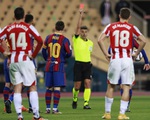 Messi có thể bị treo giò tới 4 trận vì lãnh thẻ đỏ