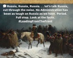 Bộ Ngoại giao Nga dùng tranh Napoleon đáp trả Ngoại trưởng Mỹ