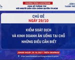  Những điều cần biết về kiểm soát dịch và kinh doanh ăn uống tại chỗ