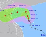 Bão số 7 liên tục đổi hướng, gây gió giật cấp 11 khi vào vịnh Bắc Bộ