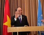 Chủ tịch nước Nguyễn Xuân Phúc thăm trụ sở Văn phòng Liên Hiệp Quốc tại Geneva