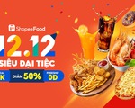 ShopeeFood ưu đãi lớn cuối năm với sự kiện 12.12 Siêu Đại Tiệc