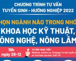 Trực tiếp: 7 trường ĐH tư vấn chọn ngành kỹ thuật, công nghệ, nông lâm