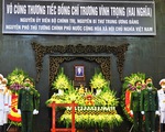 Lễ viếng nguyên Phó thủ tướng Trương Vĩnh Trọng tại Bến Tre và Hà Nội