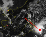 Bão Dujuan giảm cấp trước khi vào Biển Đông