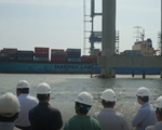 Yêu cầu điều tra vụ tàu container đâm gãy cần cẩu thi công cầu Phước Khánh