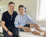 Thủ môn Đặng Văn Lâm thăm Hùng Dũng