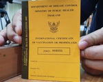 Thái Lan thông qua việc cấp hộ chiếu vaccine