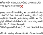 Nhân viên xe buýt ở TP.HCM không cho người khuyết tật lên xe?