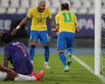 Neymar lập công giúp Brazil thắng 