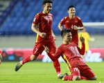 Hình ảnh khoảnh khắc quyết định trận đấu giữa Việt Nam và Indonesia