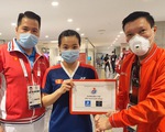 Nguyễn Thuỳ Linh được thưởng nóng 20 triệu đồng sau khi đánh bại tay vợt gốc Trung Quốc