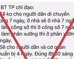 Ban chỉ đạo phòng, chống dịch TP.HCM bác thông tin 