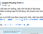 Sử dụng giun đất điều trị COVID-19 như fanpage Angela Phương Trinh quảng cáo, đúng không?