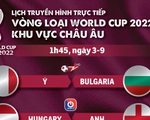 Lịch trực tiếp vòng loại World Cup 2022 châu Âu: Ý, Anh, Đức và Tây Ban Nha ra sân