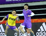 Đội tuyển futsal Việt Nam làm quen với sân thi đấu chính thức, sẵn sàng đối đầu Brazil