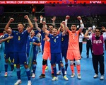 Lội ngược dòng thắng Iran, Kazakhstan vào bán kết gặp Bồ Đào Nha ở Futsal World Cup