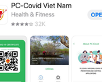 Ứng dụng PC-COVID đã có mặt trên Apple Store và Google Play