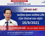 20h tối 6-9: Chủ tịch UBND TP.HCM trả lời trực tiếp về định hướng của TP sau 15-9