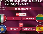 Lịch trực tiếp vòng loại World Cup 2022 châu Âu: Ý, Tây Ban Nha, Đức, Anh, Bỉ ra sân