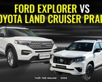 Rẻ hơn gần 200 triệu, Ford Explorer 2022 có gì để đấu Toyota Land Cruiser Prado?