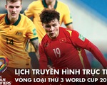 Lịch trực tiếp vòng loại World Cup 2022: Tuyển Việt Nam đối đầu chủ nhà Úc