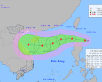 Áp thấp nhiệt đới ngoài khơi Philippines mạnh lên thành bão
