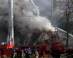 Máy bay cảm tử bổ nhào xuống Kiev gây thương vong