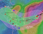 Bão số 6 mạnh cấp 12-13, giật cấp 15, ngày 20-10 tâm bão rất gần Quảng Bình, Hà Tĩnh
