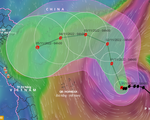 Bão số 7 đang có xu hướng mạnh dần, sau đó suy yếu do gặp không khí lạnh
