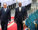 Chủ tịch nước đón và hội đàm với Tổng thống Uganda Yoweri Museveni