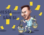 Messi vượt qua cơn mưa thẻ vàng, đưa Argentina tiến vào bán kết