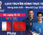 Lịch trực tiếp trận Pháp gặp Morocco ở bán kết World Cup 2022