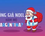 Ông già Noel cũng hâm mộ Argentina?