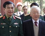 Tổng bí thư Nguyễn Phú Trọng dự Hội nghị Quân chính toàn quân 2022
