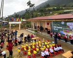 Trường Tắk Pổ đón học sinh vào lớp sau 3 năm xây dựng