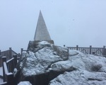 Miền Bắc rét sâu, mưa tuyết bắt đầu phủ trắng đỉnh Fansipan